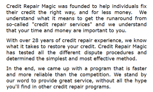 Credit Repair Magic Screenshot 4