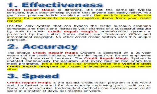 Credit Repair Magic Screenshot 2