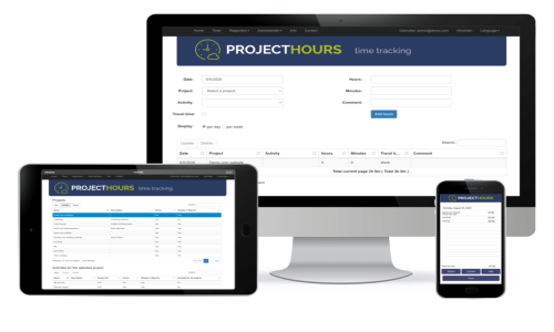 PROJECTHOURS Screenshot 3