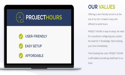 PROJECTHOURS Screenshot 1