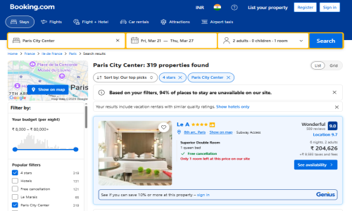 Booking.com Screenshot 4