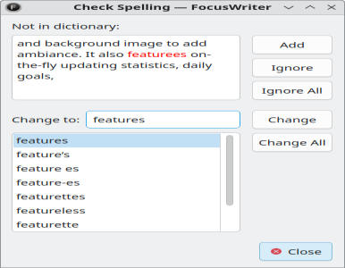 FocusWriter Screenshot 3