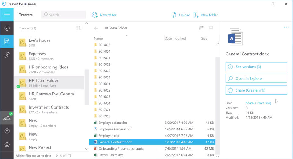 Tresorit Screenshot 5