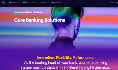 FIS Core Banking Screenshot 1