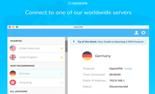 SaferVPN Screenshot 3