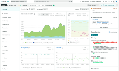 New Relic Screenshot 3