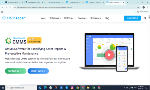 CloudApper cmms Screenshot 1