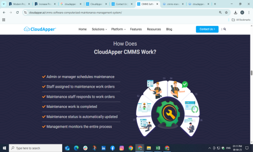 CloudApper cmms Screenshot 2