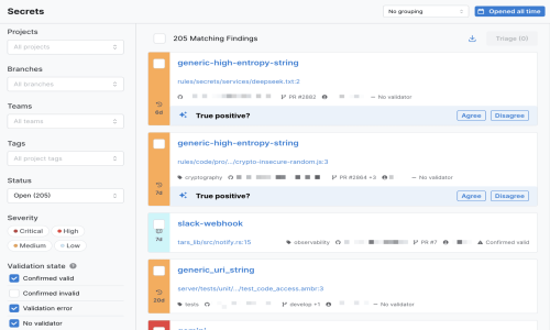 Semgrep Screenshot 1
