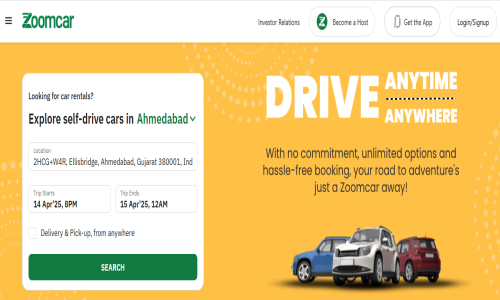 Zoomcar Screenshot 1