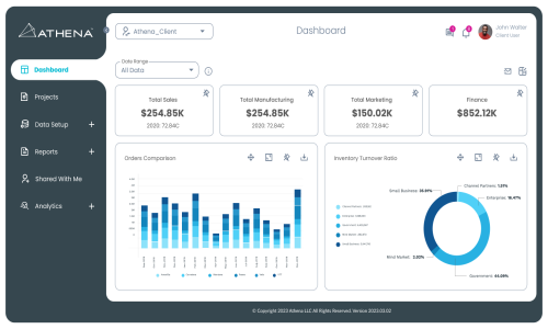 Athena Data Analytics Screenshot 1