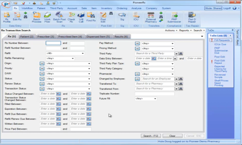 ​PioneerRx Screenshot 2