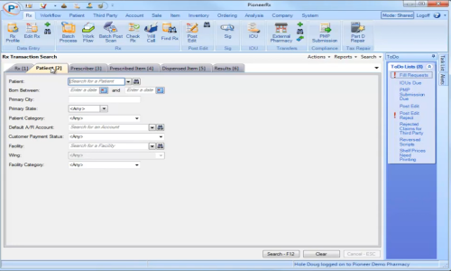 ​PioneerRx Screenshot 3