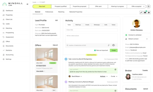 Mindall CRM Screenshot 1