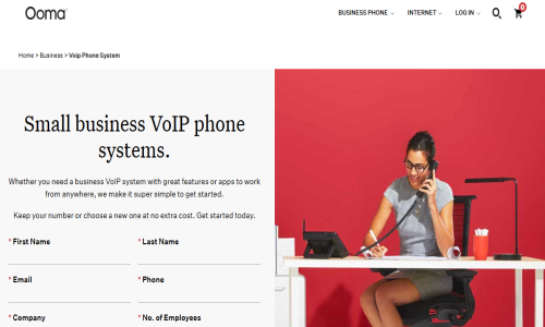Ooma VoIP phone Screenshot 1
