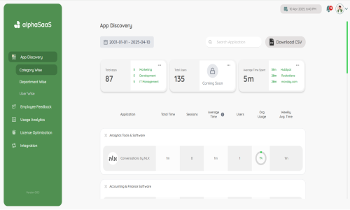 AlphaSaaS Screenshot 1