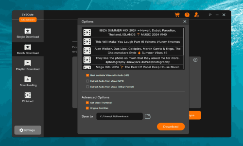 SYScute AllClipDown Screenshot 1