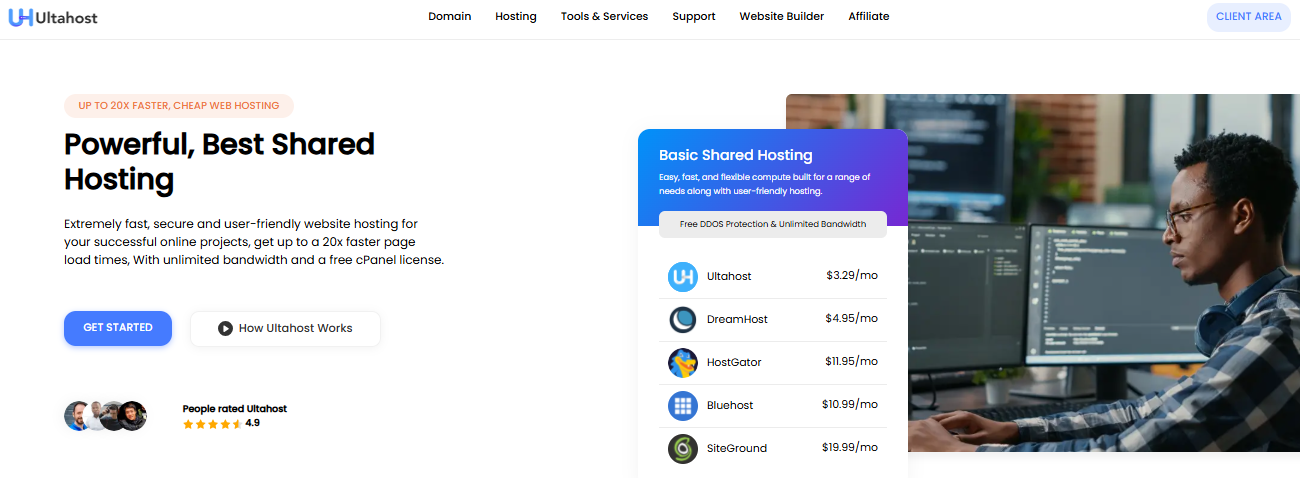 UltaHost Screenshot 1