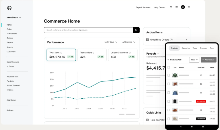 GoDaddy POS Screenshot 4