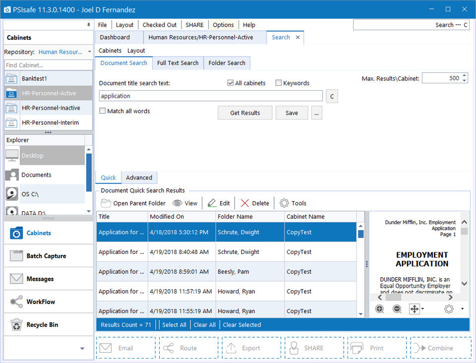 PSISafe Screenshot 4