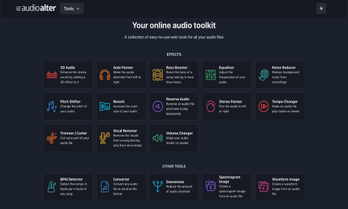 Audioalter Screenshot 1