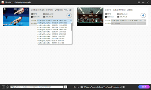 iFunia YouTube Downloader Screenshot 2