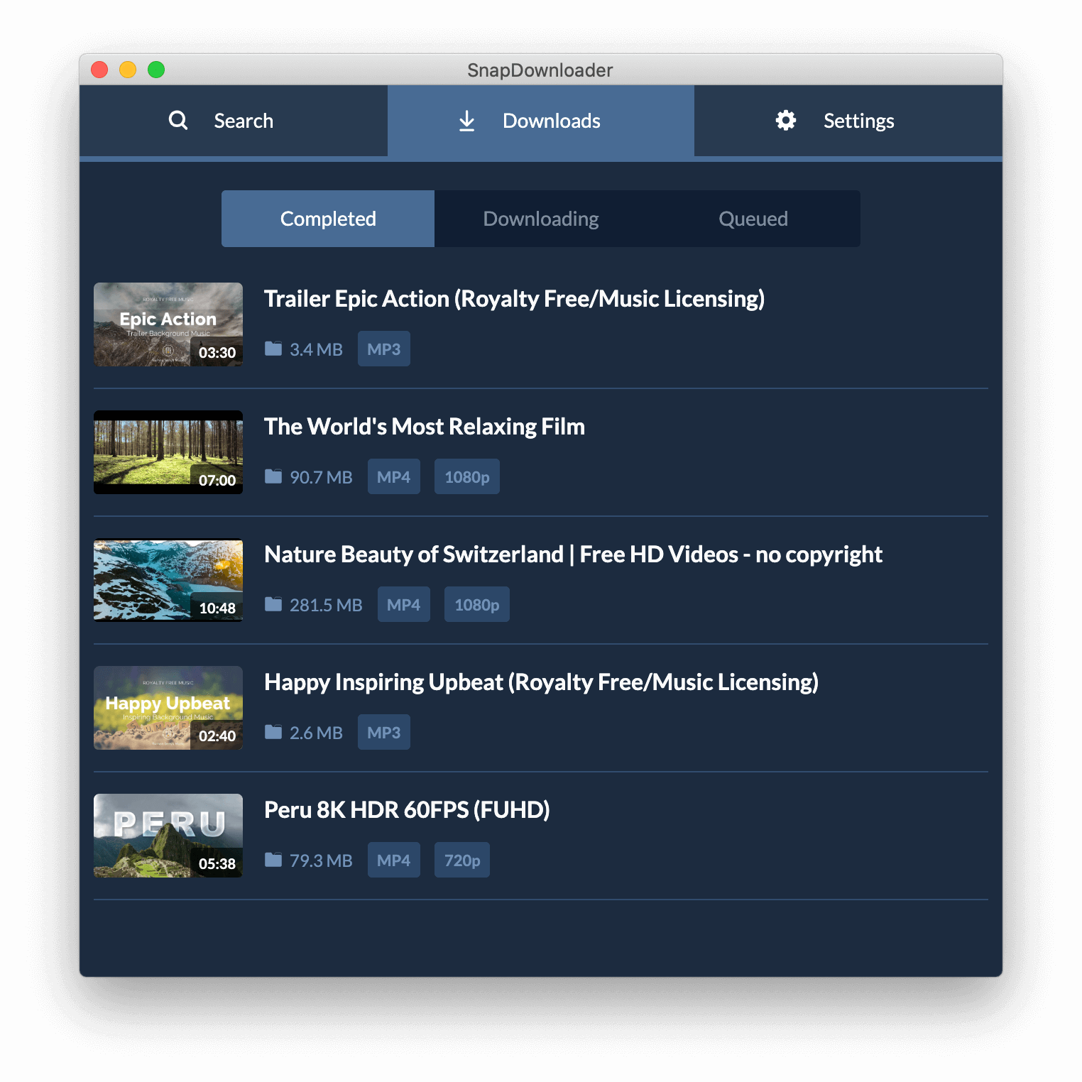 SnapDownloader Screenshot 2
