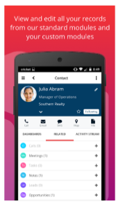 SugarCRM Screenshot 1