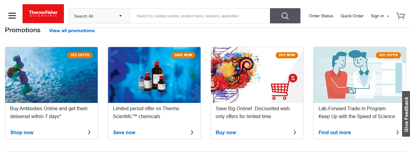 Thermo Fisher Scientific Screenshot 2