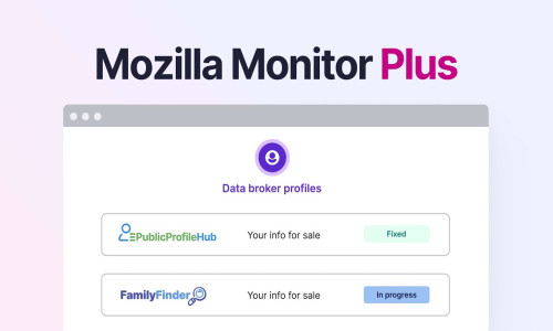 Mozilla Monitor Plus Screenshot 2