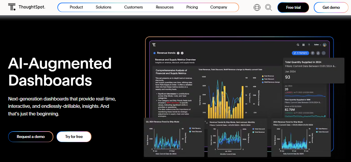 ThoughtSpot Screenshot 1