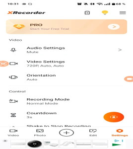 XRecorder Screenshot 1