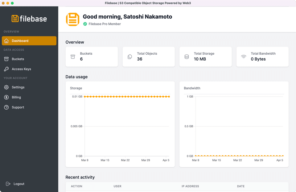 Filebase Screenshot 2