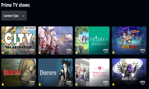 Amazon Anime Screenshot 1