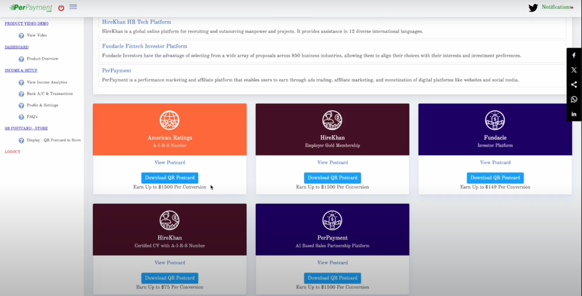 PerPayment - AI Based Sales Partnership Platform  Screenshot 6