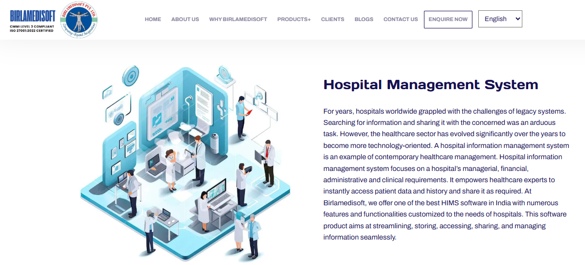 Birlamedisoft Hospital Management Software Screenshot 1