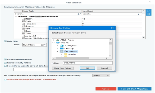 Kernel Gmail Backup Screenshot 5