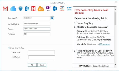 Kernel Gmail Backup Screenshot 7