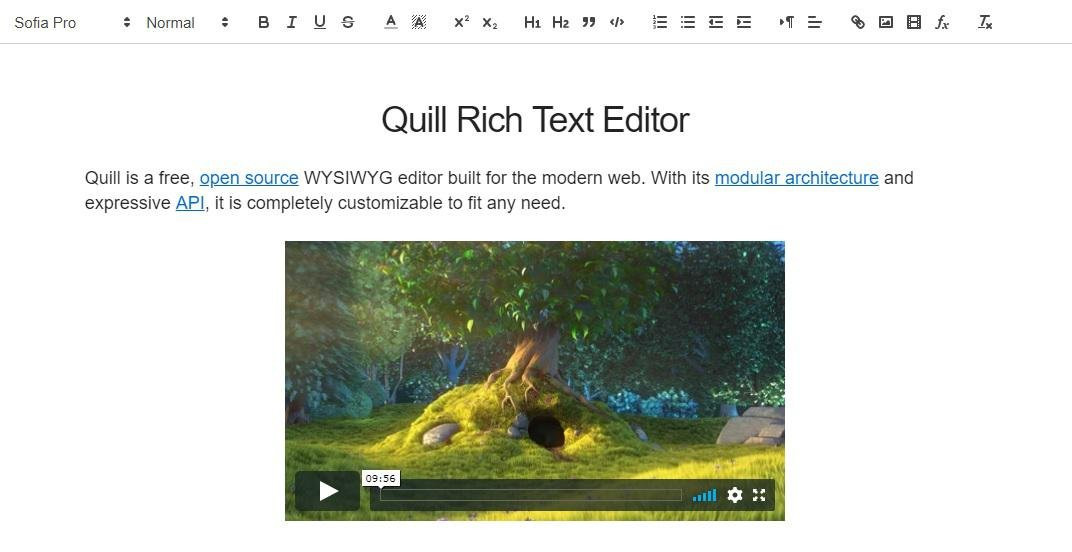 Quilljs Screenshot 2
