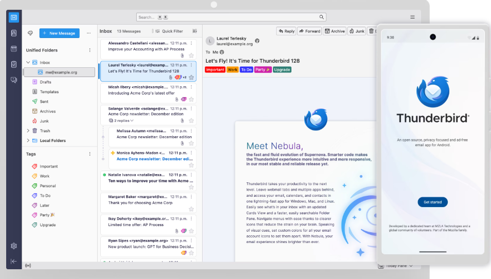 Thunderbird Screenshot 2