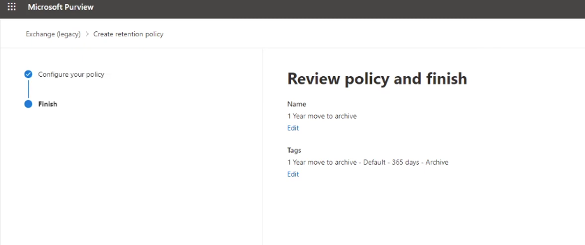 Microsoft Exchange Online Archiving Screenshot 6