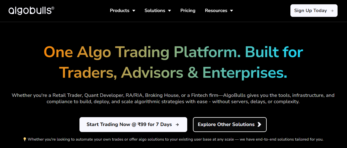 AlgoBulls Screenshot 1
