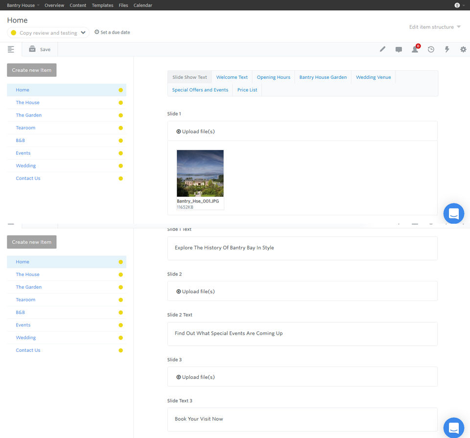 GatherContent Screenshot 3