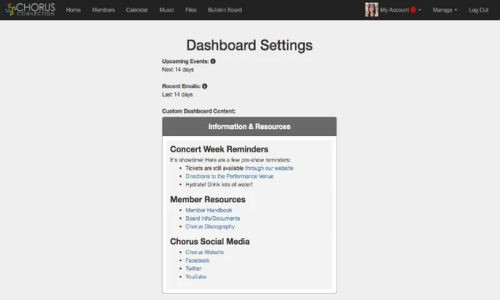 Chorus Connection Screenshot 5