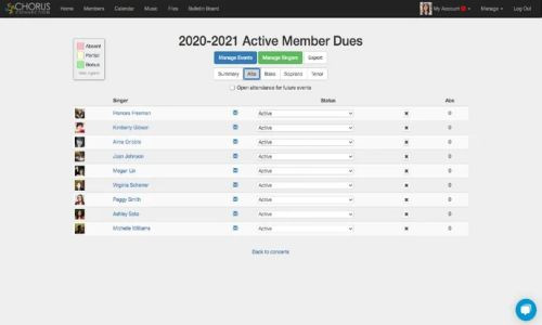 Chorus Connection Screenshot 2