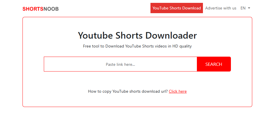 SHORTSNOOB Screenshot 1