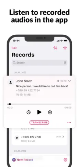 CUBE CALL RECORDER Screenshot 8