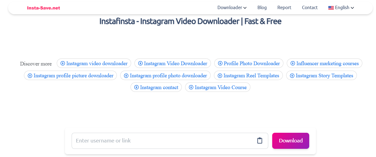 Instafinsta  Screenshot 1