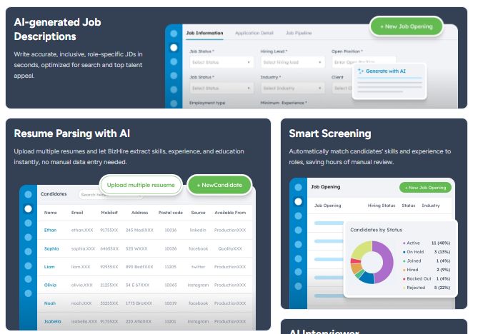 BizHire Screenshot 1