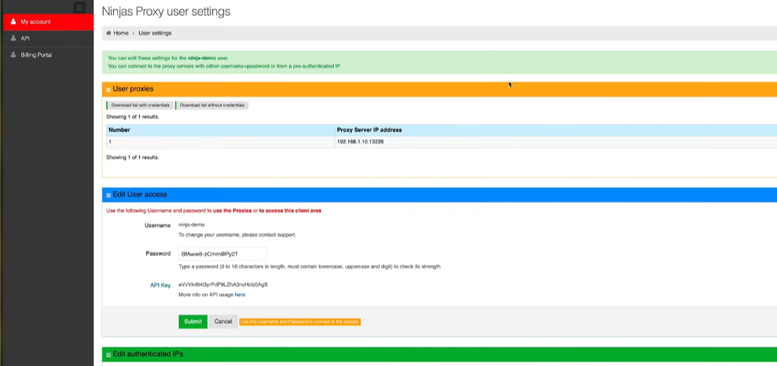 NinjaProxy Screenshot 5